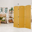 Room Divider 3 Panel Solid Wood Honey