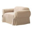 1 PC Soft Micro Suede Furniture Slipcover for Chair