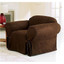 1 PC Soft Micro Suede Furniture Slipcover for Chair