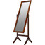 Wood Rectangular Cheval Floor Mirror, Free Standing Mirror