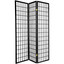 3 Panel Room Divider Privacy Screen Shoji Design 