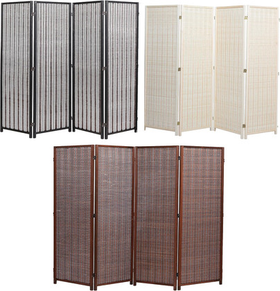 Bamboo Leaves Room Divider Privacy Screen Panels 