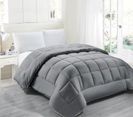 Down Alternative Hypoallergenic Comforter Grey Color