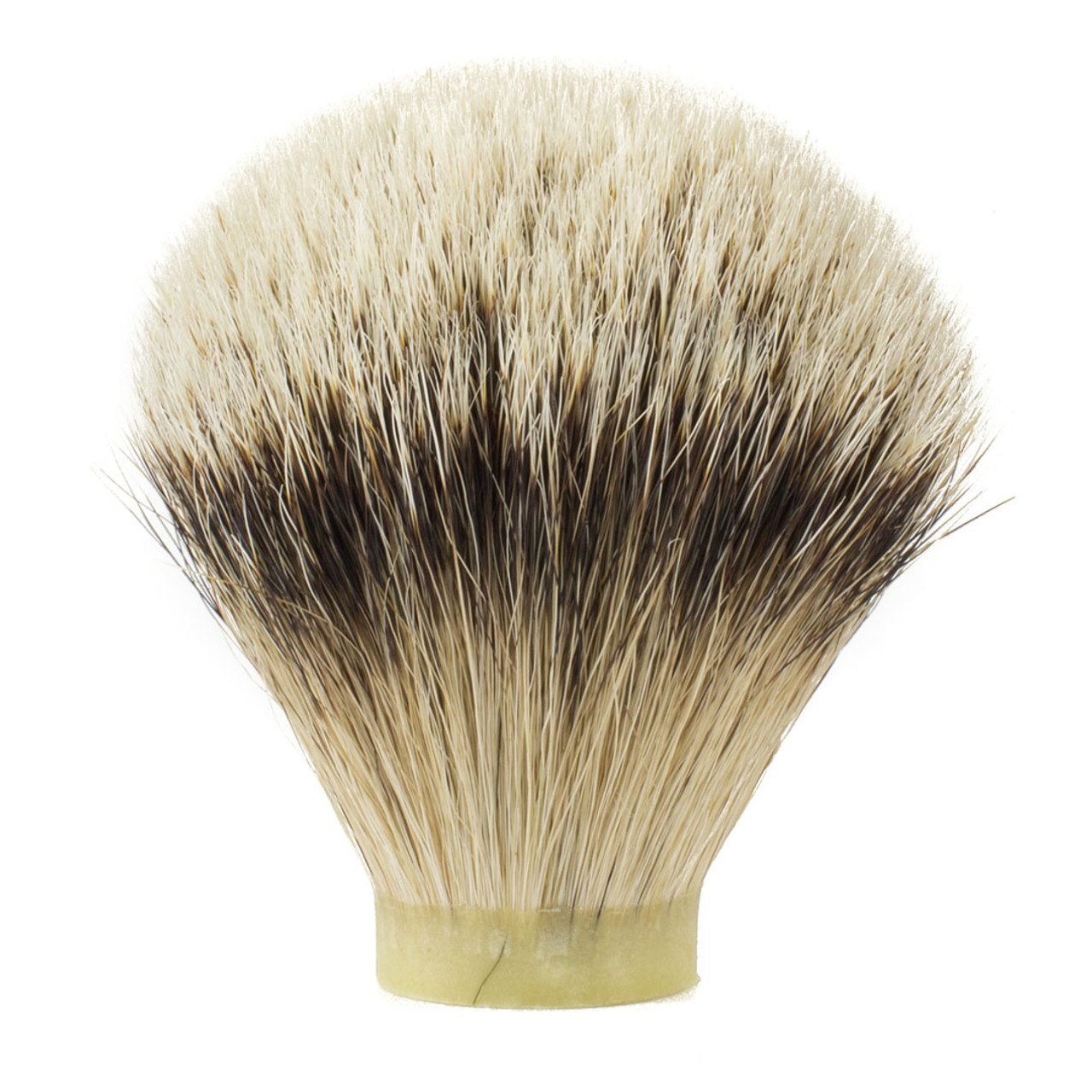 Silvertip Badger Hair Shaving Brush Knot (24mm x 68mm) Crooked Mill