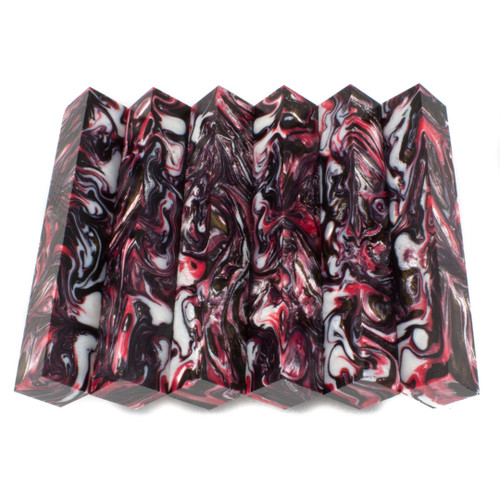 Crooked Mill Alumilite Pen Blanks - Neapolitan