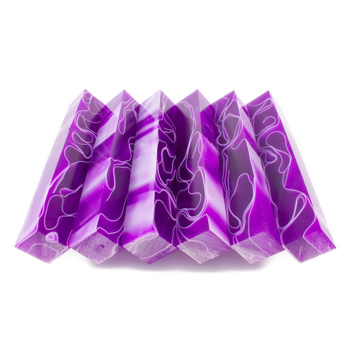 acrylic pen blank purple