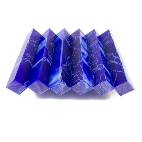 acrylic pen blank royal blue