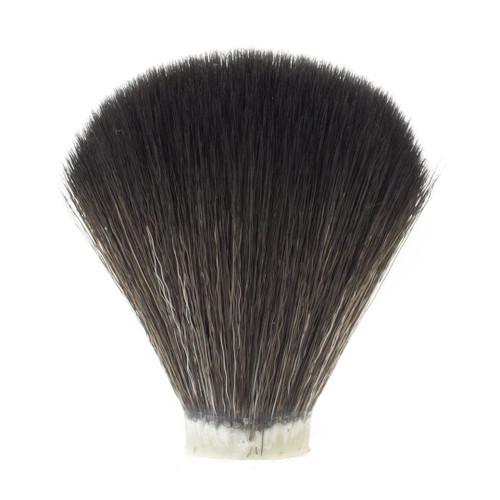 shaving brush knot black brown 20mm