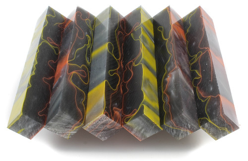 Crooked Mill acrylic pen blank gray