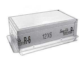 INSULATED FLAT REGISTER BOOT