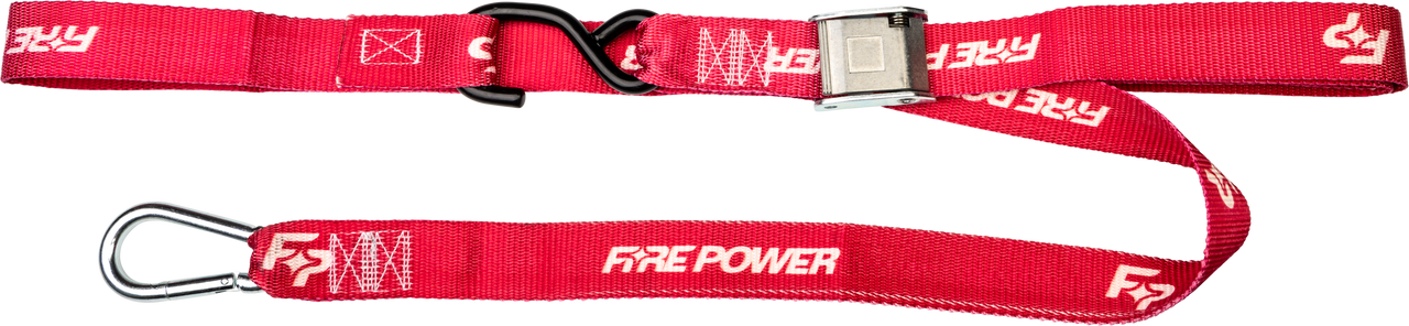 1.5 In. Soft-Tye Tie Downs Dirt Bike Red Color; 29-13072