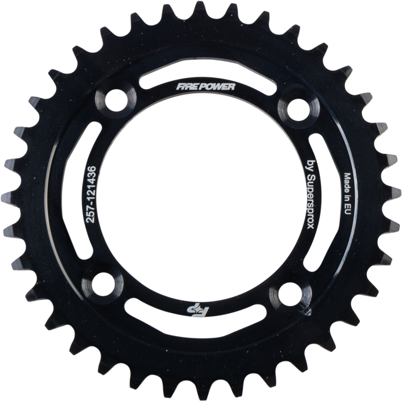 FIRE POWER REAR SPROCKET STEEL 36T BLK