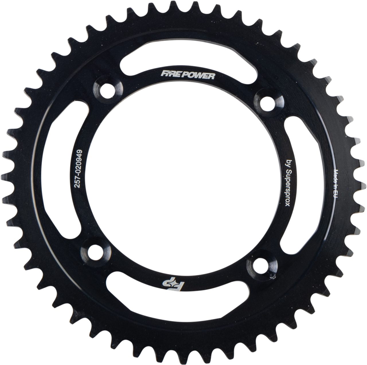 FIRE POWER REAR SPROCKET STEEL 49T BLK