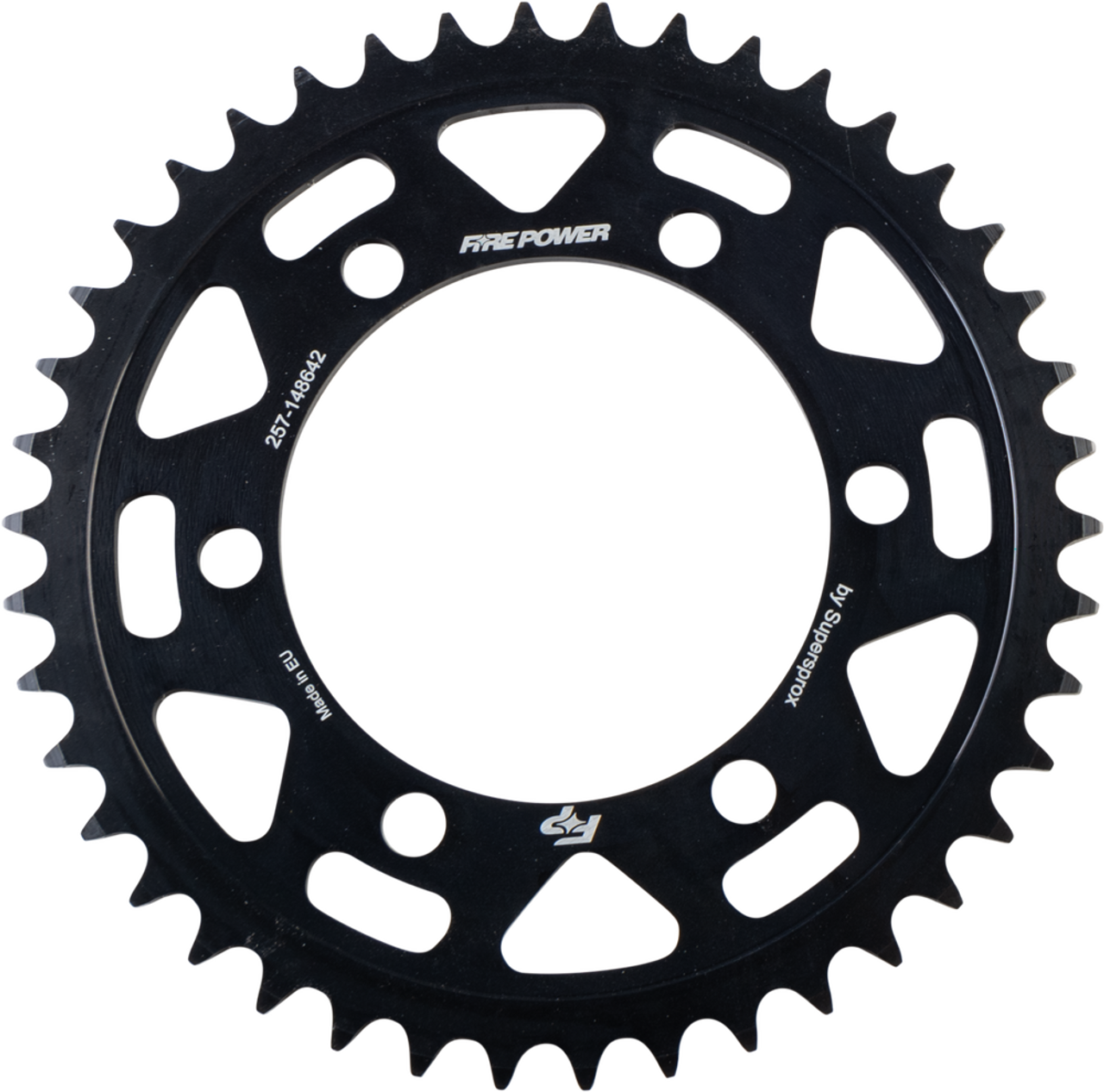FIRE POWER REAR SPROCKET STEEL 42T BLK