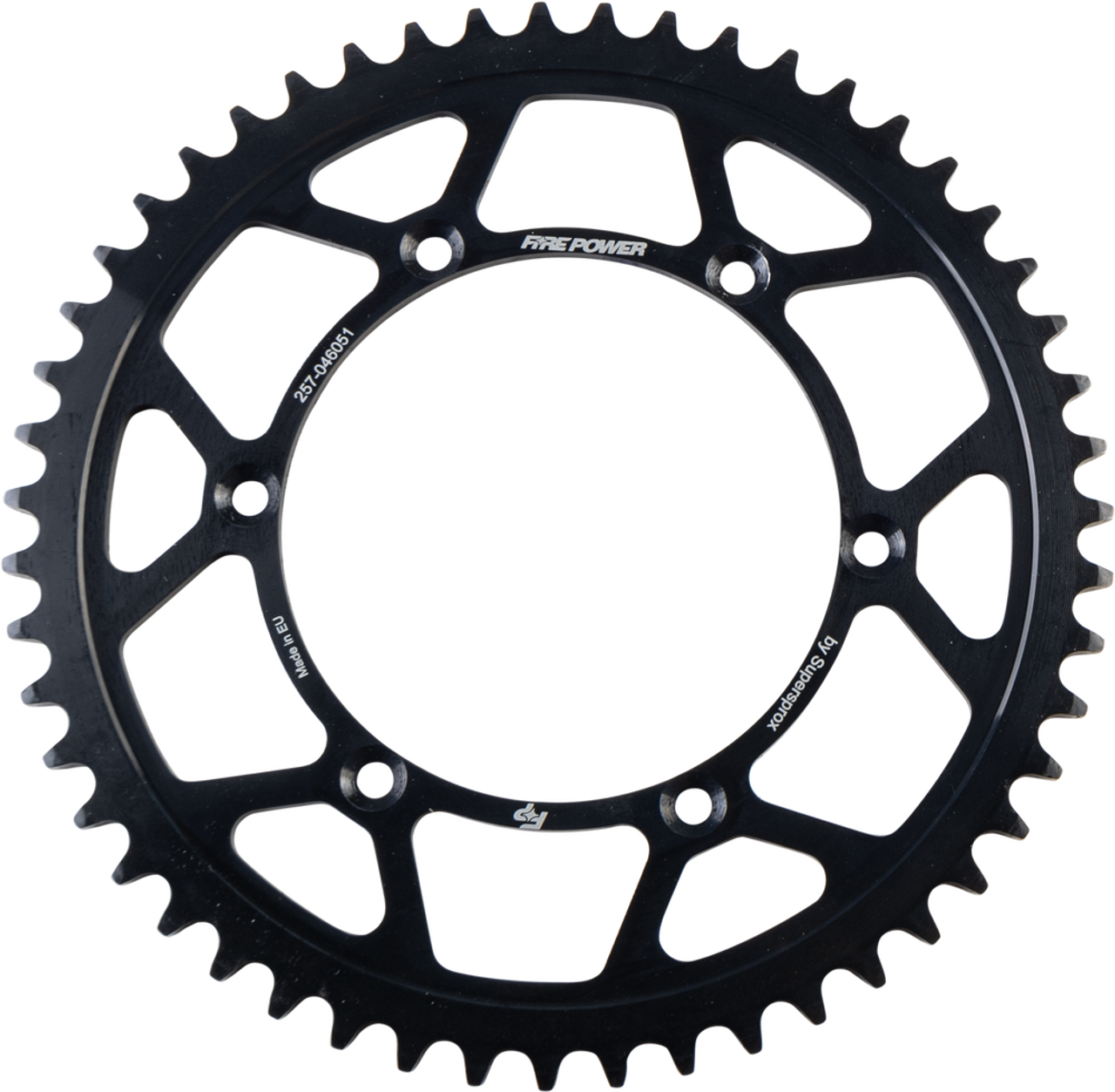FIRE POWER REAR SPROCKET STEEL 51T BLK