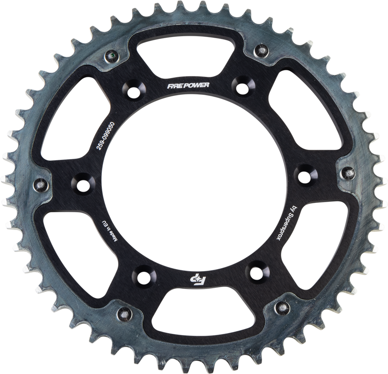 FIRE POWER REAR SPROCKET HYBRID 50T BLK/SIL