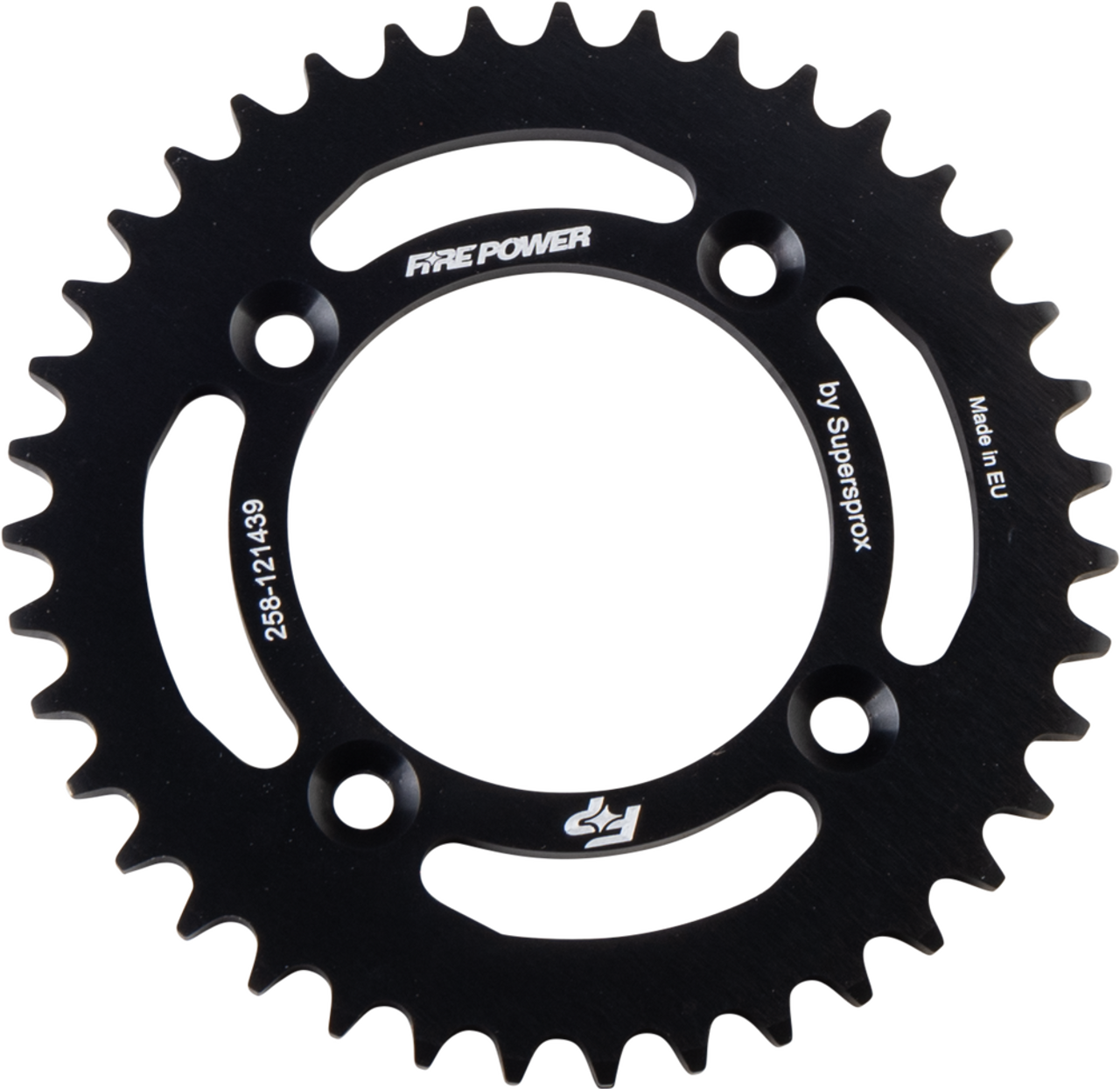 FIRE POWER REAR SPROCKET ALUMINUM 39T BLK