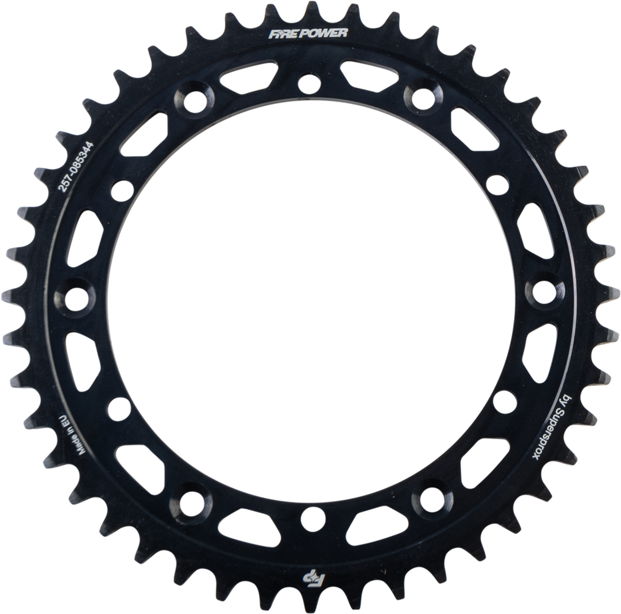 FIRE POWER REAR SPROCKET STEEL 44T BLK