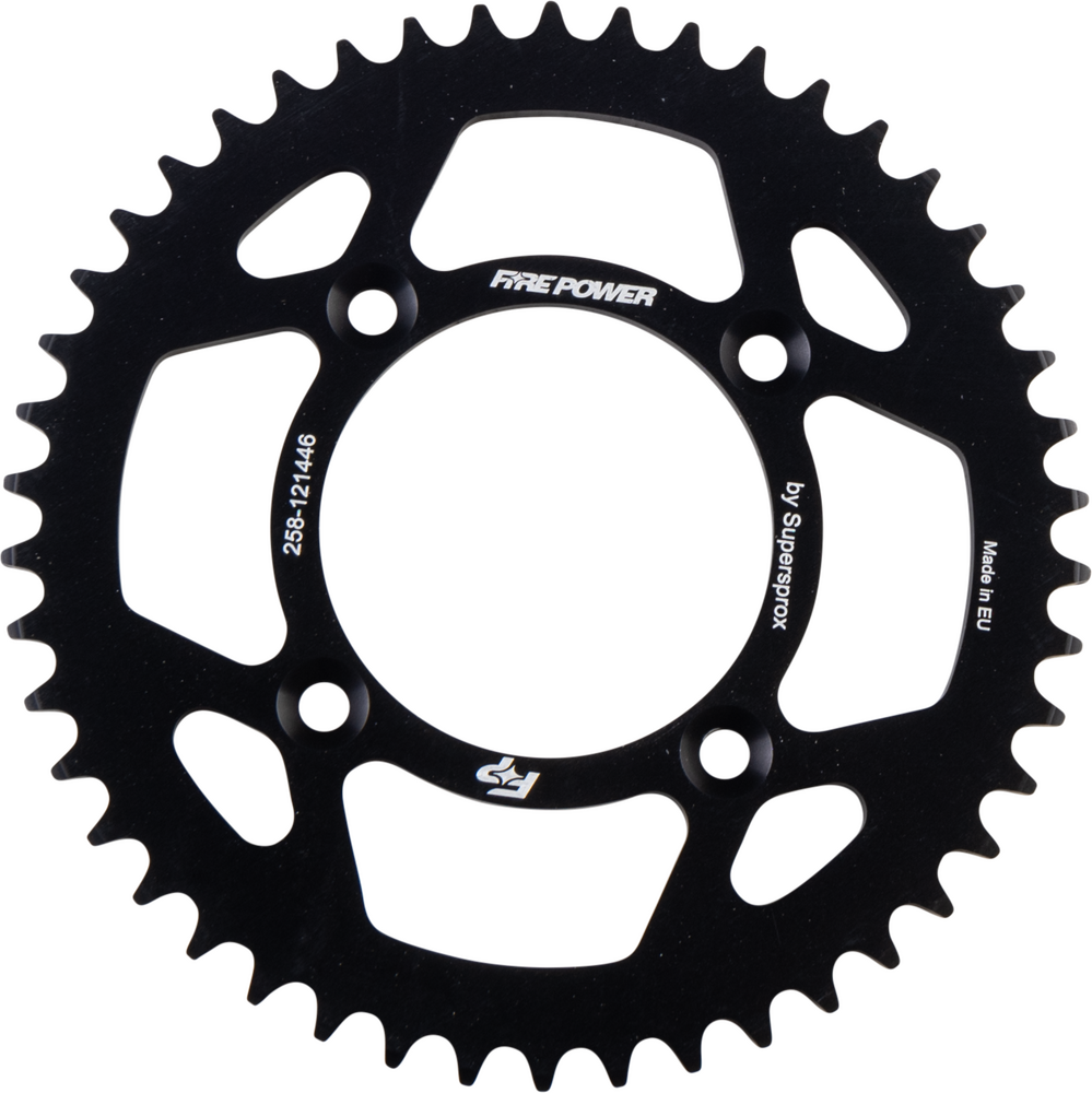 FIRE POWER REAR SPROCKET ALUMINUM 46T BLK