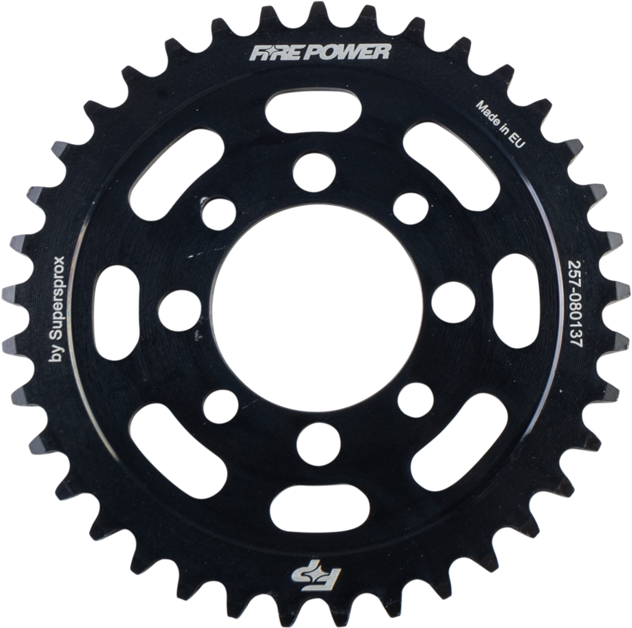 FIRE POWER REAR SPROCKET STEEL 37T BLK