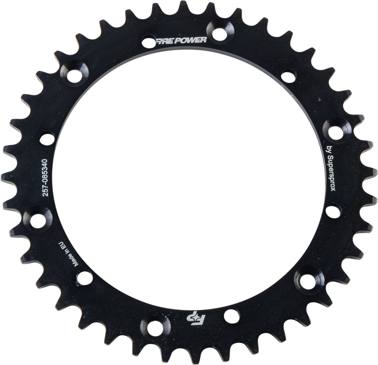 FIRE POWER REAR SPROCKET STEEL 40T BLK