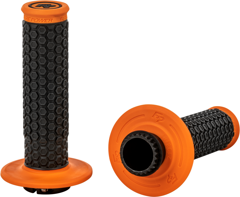 FIRE POWER PILOT MX LOCK-ON GRIPS ORANGE