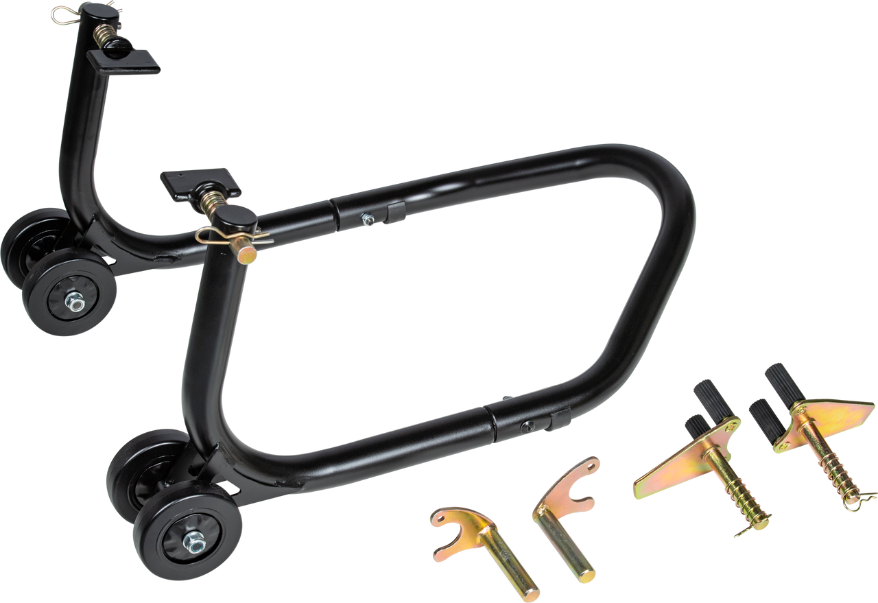 FIRE POWER FRONT/REAR PADDOCK STAND BLACK