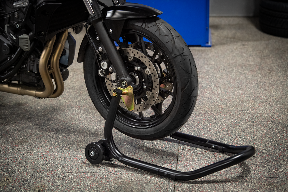 FIRE POWER FRONT/REAR PADDOCK STAND BLACK