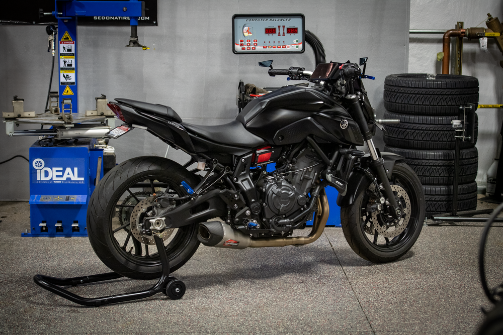 FIRE POWER FRONT/REAR PADDOCK STAND BLACK