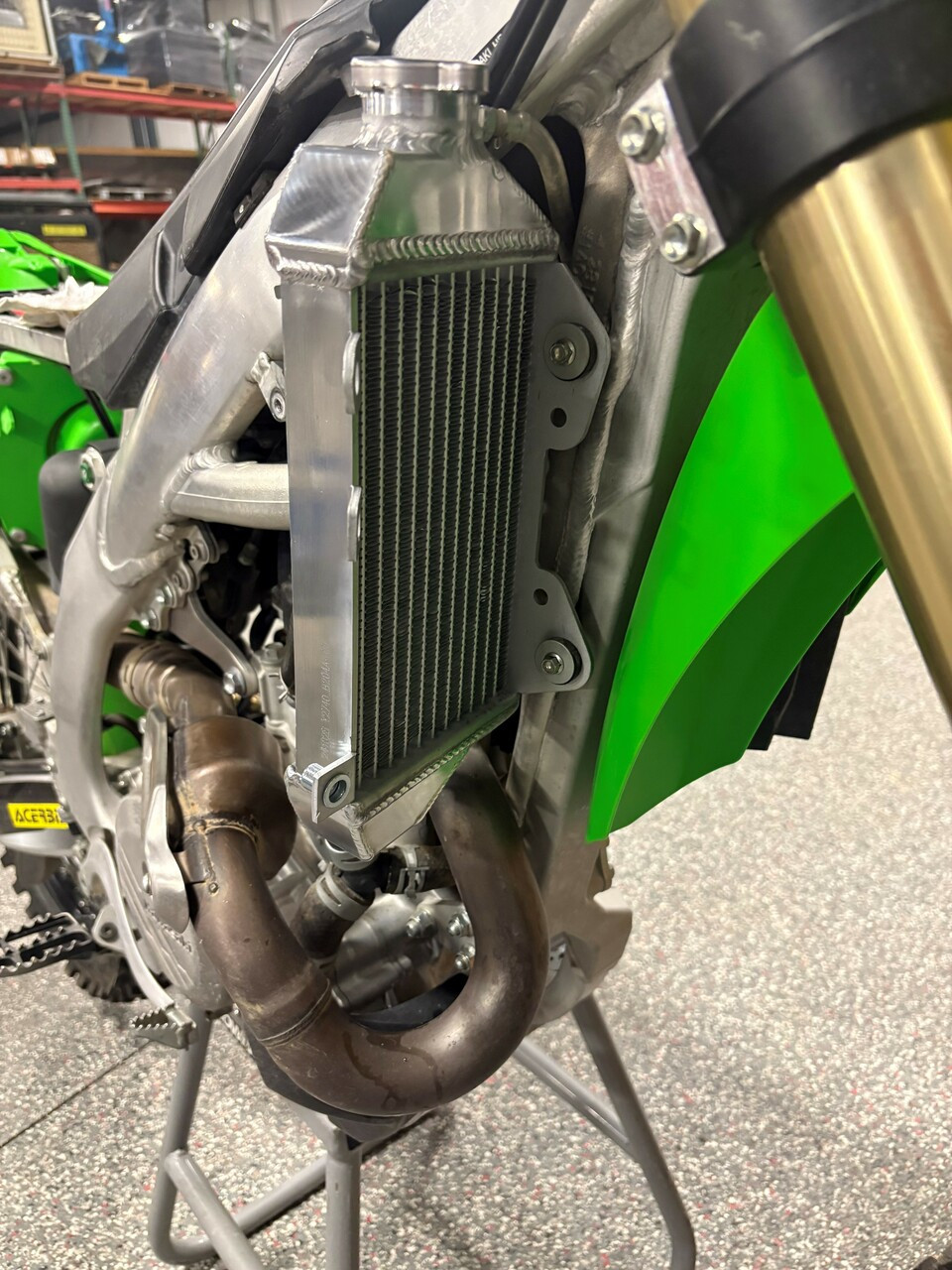 FIRE POWER RADIATOR RIGHT KAW