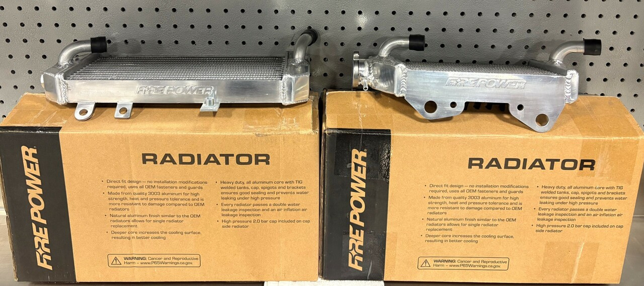 FIRE POWER RADIATOR RIGHT KAW