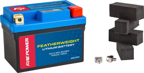 12V ハイパワーバッテリーとファンセット　箱無し Featherweight Lithium Battery 145 CCA 12V/28.8Wh HJTZ7SL-FP-B
