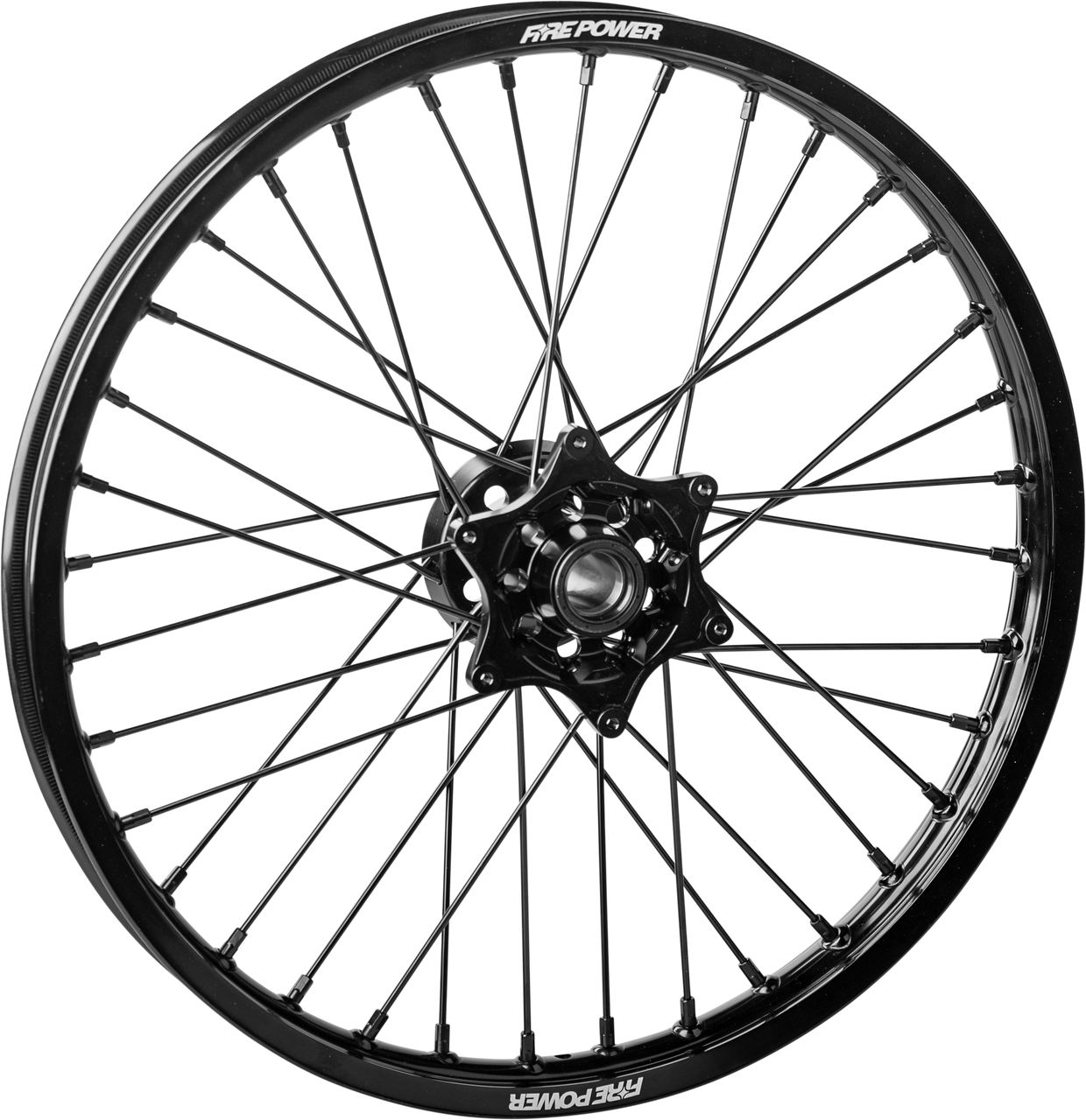 FIRE POWER FRONT WHEEL 1.60 X 21" BLACK KTM/GAS/HUS