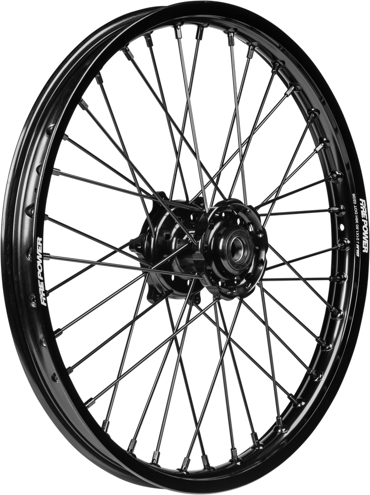 FIRE POWER FRONT WHEEL 1.60 X 21" BLACK YAM