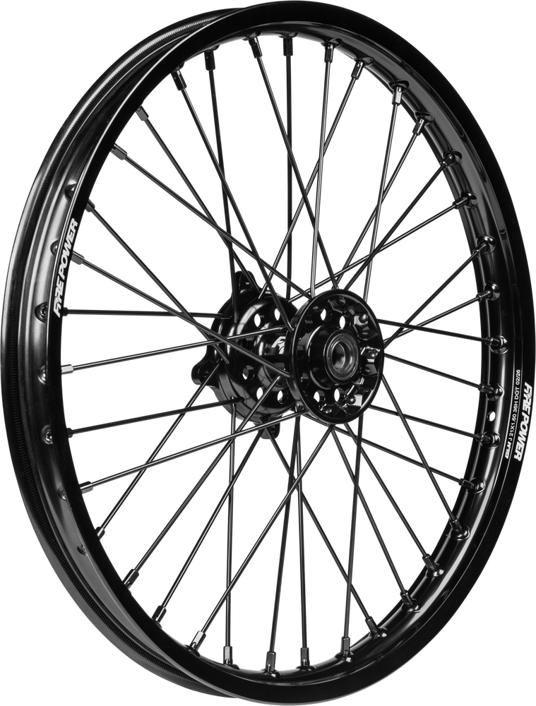 FIRE POWER FRONT WHEEL 1.60 X 21" BLACK KAW