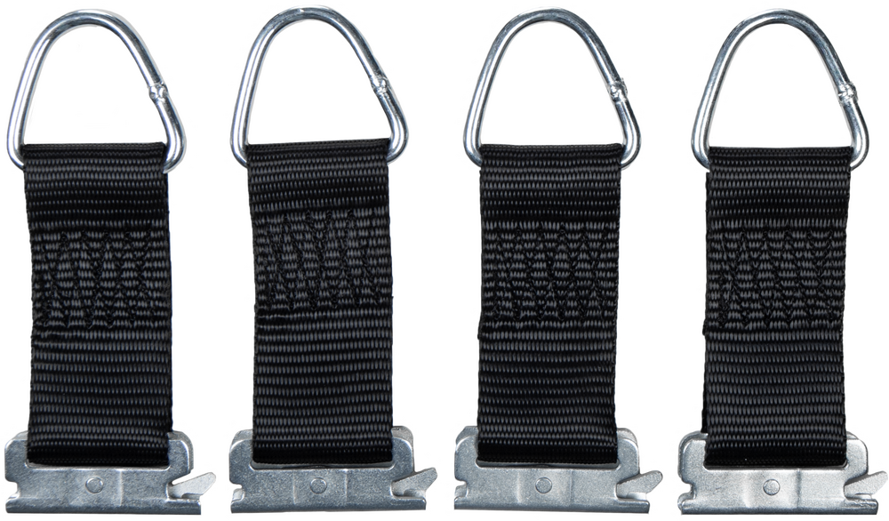 FIRE POWER E-TRACK STRAP W/ D-RING SET