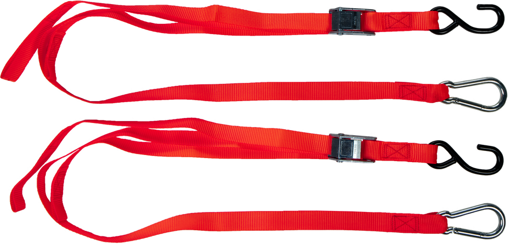 FIRE POWER 1" X 6' TIE-DOWN RED 2/PK
