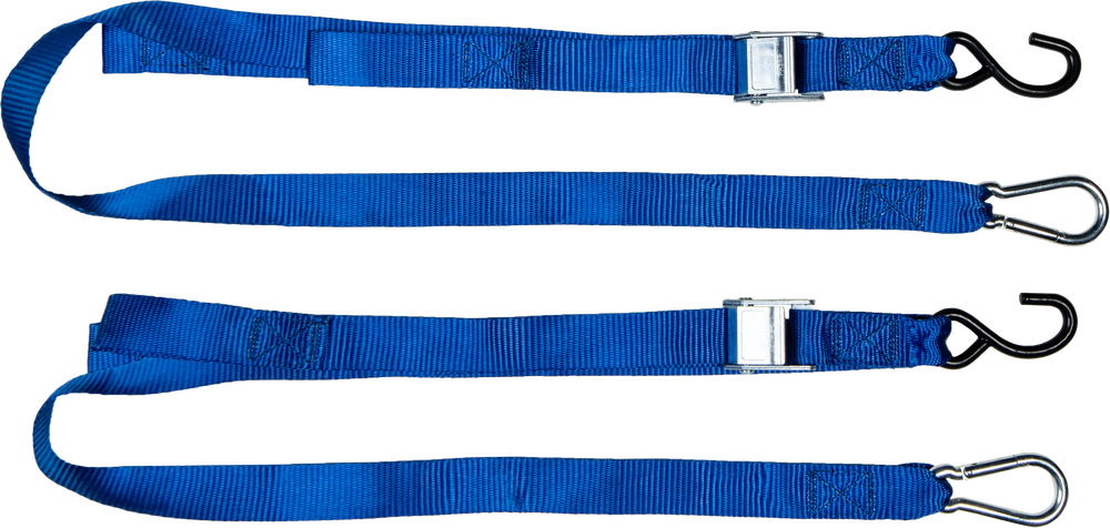 FIRE POWER 1.5" X 6' TIE-DOWN BLUE 2/PK