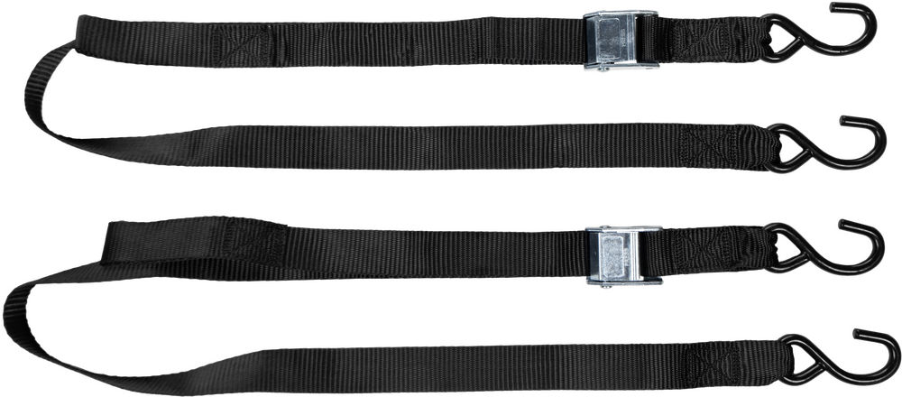 FIRE POWER 1.5" X 6' TIE-DOWN SOFT-TIE BLACK 2/PK