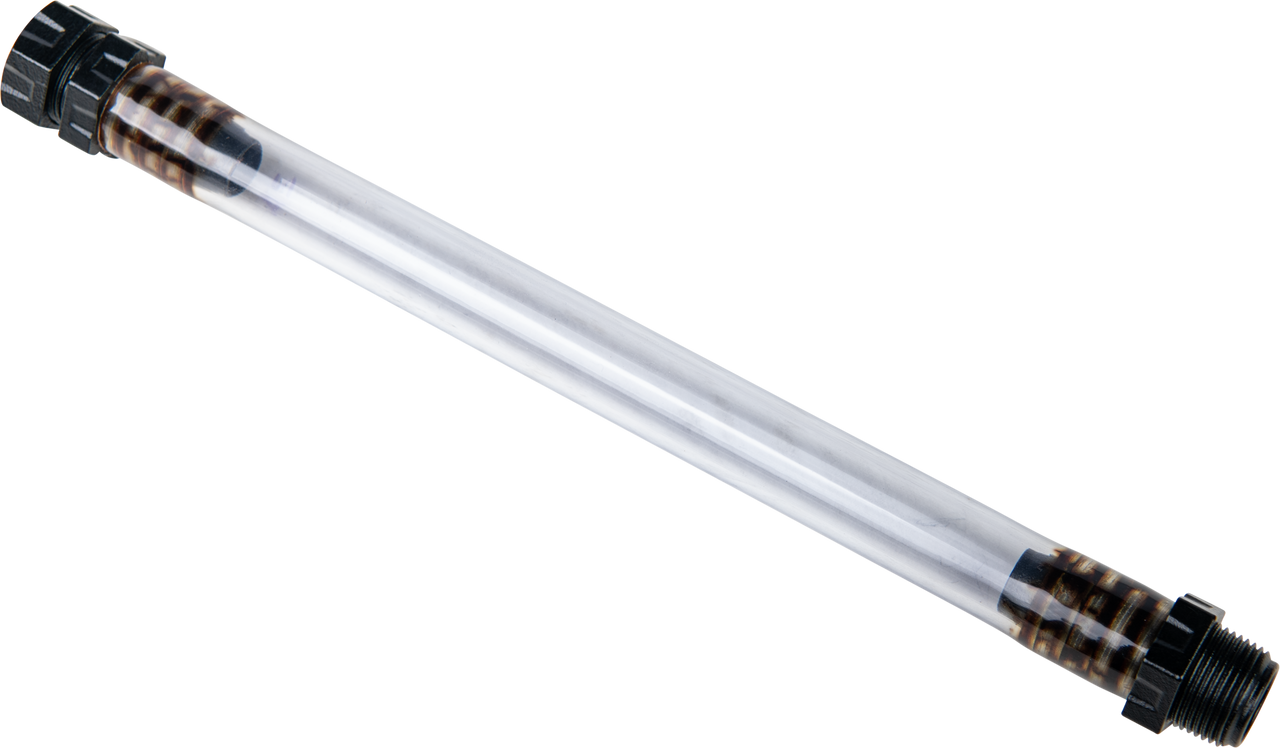 FIRE POWER FILLER HOSE W/SCREW CAP CLEAR 12"