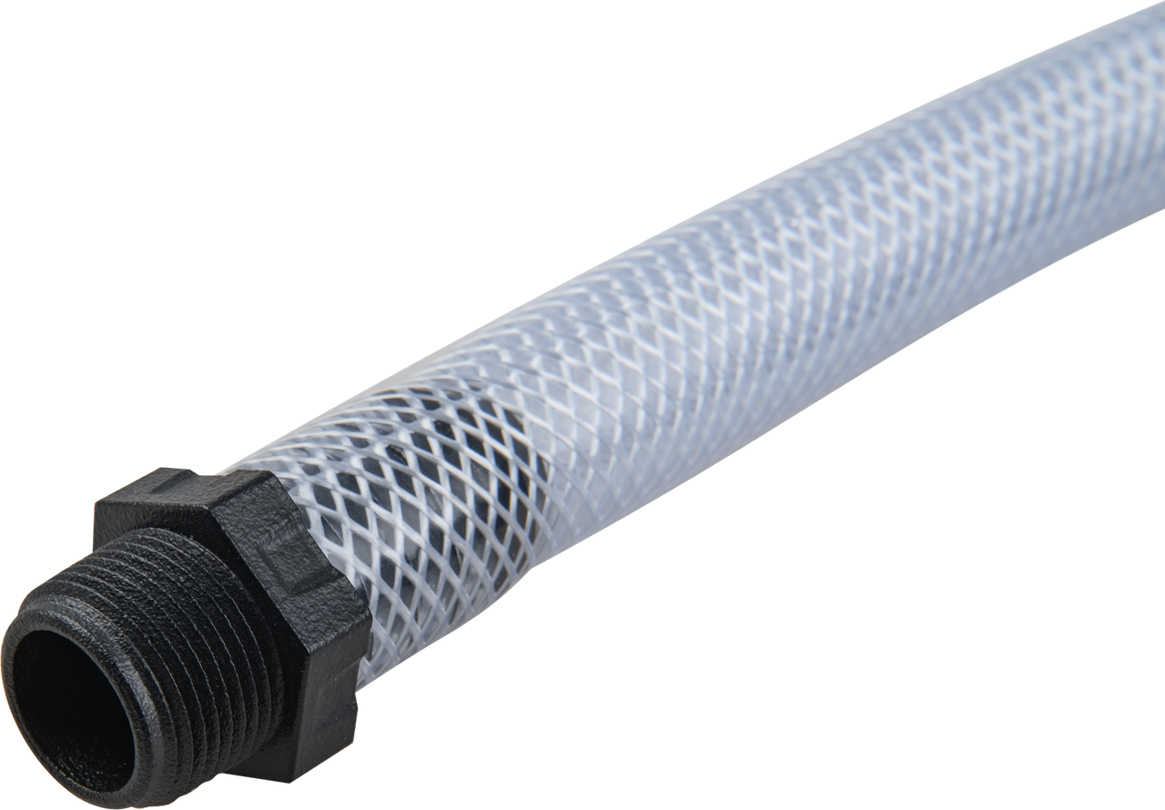 FIRE POWER FILLER HOSE W/SCREW CAP REINFORCED 12"