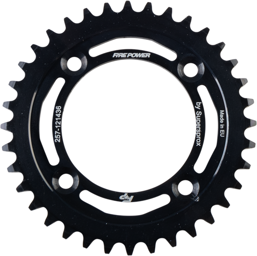 FIRE POWER REAR SPROCKET STEEL 36T BLK