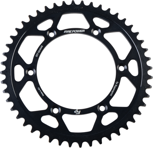 FIRE POWER REAR SPROCKET STEEL 48T BLK