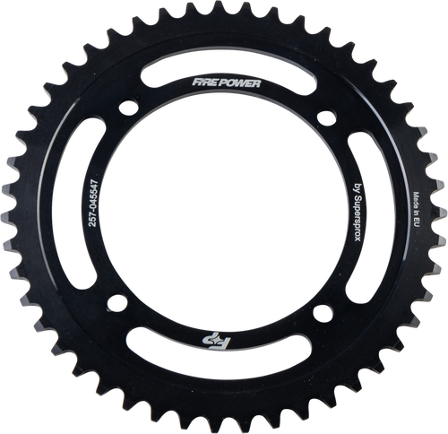 FIRE POWER REAR SPROCKET STEEL 47T BLK