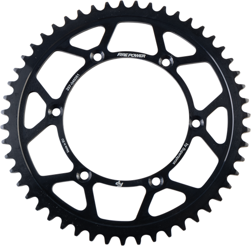 FIRE POWER REAR SPROCKET STEEL 51T BLK