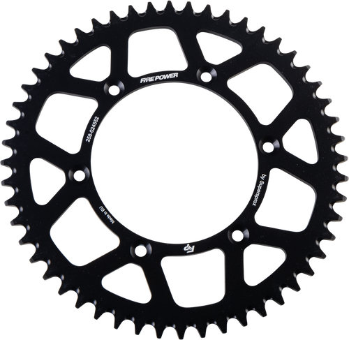 FIRE POWER REAR SPROCKET ALUMINUM 52T BLK