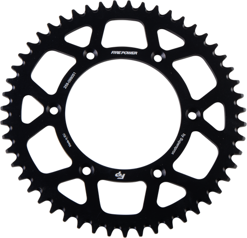 FIRE POWER REAR SPROCKET ALUMINUM 51T BLK
