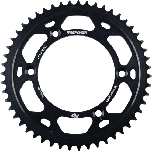 FIRE POWER REAR SPROCKET STEEL 51T BLK