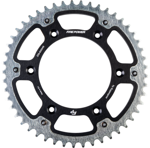 FIRE POWER REAR SPROCKET HYBRID 49T BLK/SIL