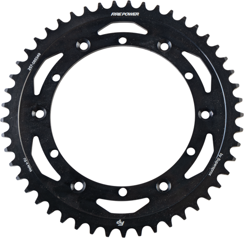 FIRE POWER REAR SPROCKET STEEL 49T BLK